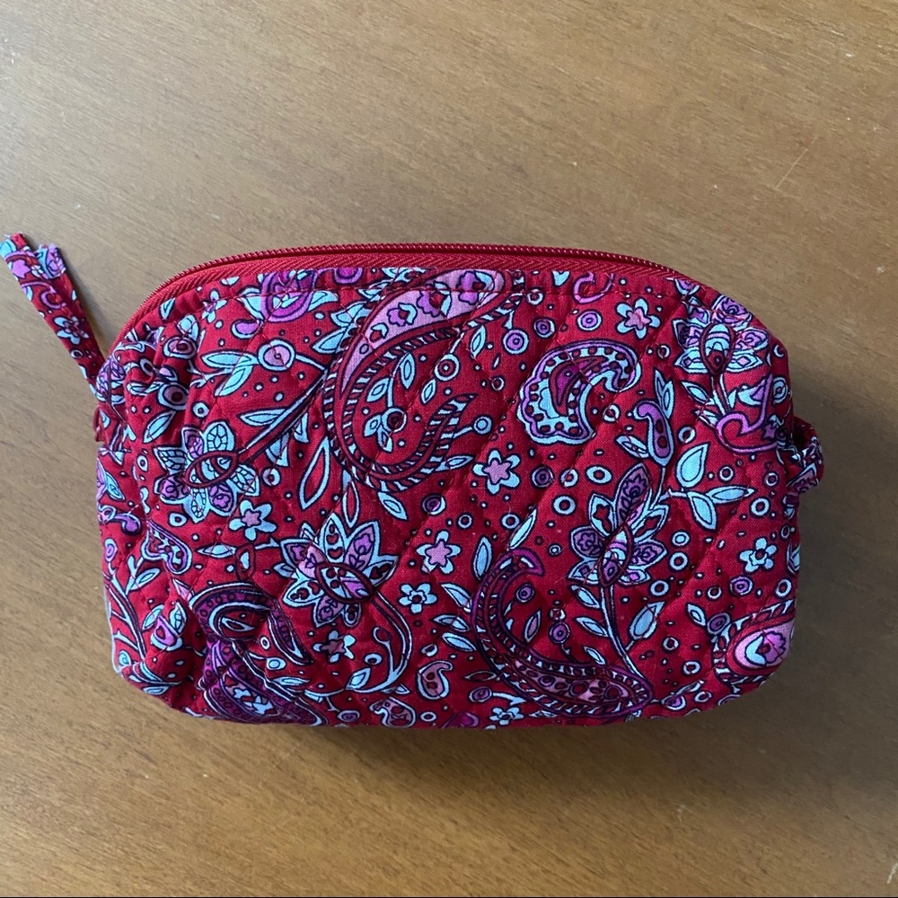 **3 for $20!!** Paisley Tote Bag Red Pink Pouch - Picture 6 of 11
